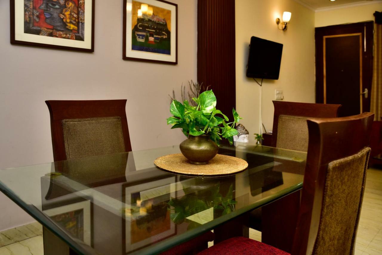 2Bhk Comfortable Furnished Serviced Apartments In Hauz Khas - Woodpecker Apartments New Delhi Exteriör bild