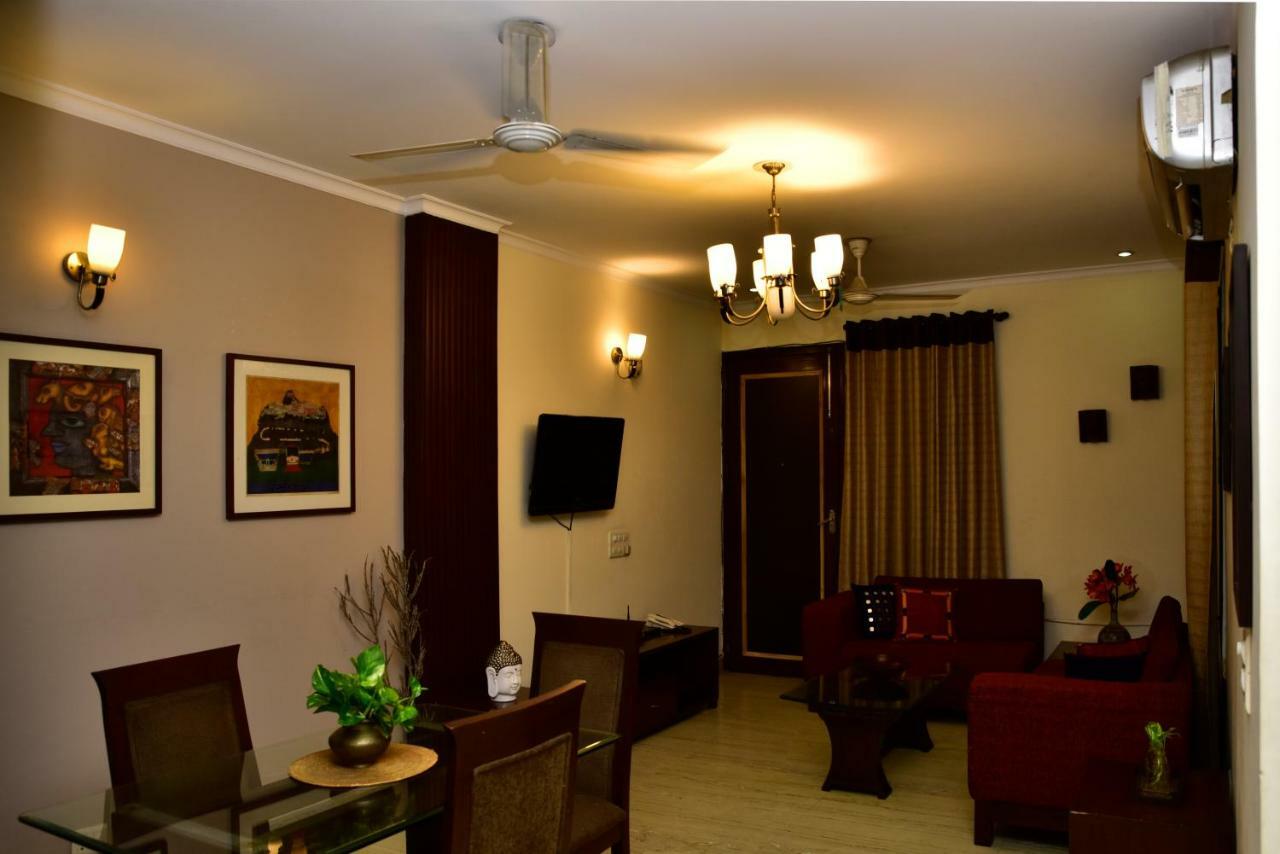 2Bhk Comfortable Furnished Serviced Apartments In Hauz Khas - Woodpecker Apartments New Delhi Exteriör bild