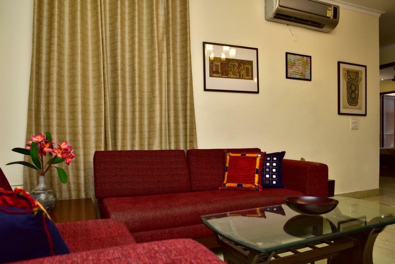 2Bhk Comfortable Furnished Serviced Apartments In Hauz Khas - Woodpecker Apartments New Delhi Exteriör bild