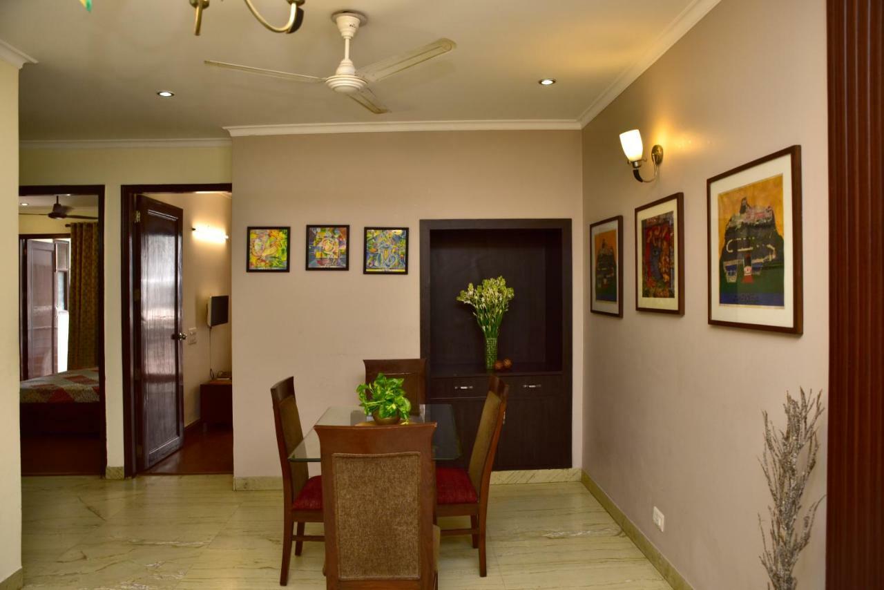 2Bhk Comfortable Furnished Serviced Apartments In Hauz Khas - Woodpecker Apartments New Delhi Exteriör bild
